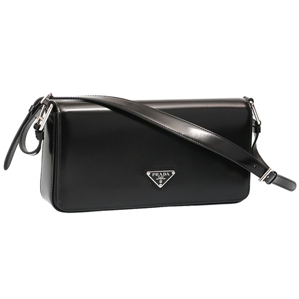 Prada Crossbody Chain Wallet Black